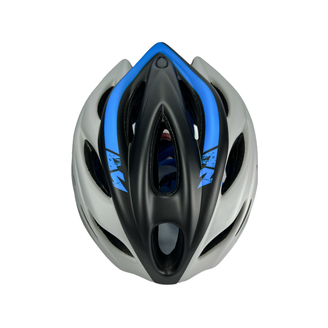 Casco Patinaje Y Ciclismo Profesional Armor Con Luces Ajustable Para Niños Y Adultos Azul